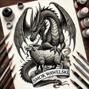 polskie-tradycje-surrealism-unreal-for-upper-thigh – tattoo design ideas free ai generated – Gallery: poland-inkby-ai
