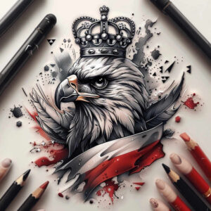 polska-walka-o-niepodleglosc-neotraditional-ornamental-for-elbow – tattoo design ideas free ai generated – Gallery: poland-inkby-ai