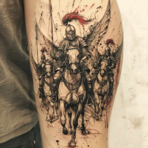 polskie-symbole-realism-smooth-gradients-for-back-shoulder – tattoo design ideas free ai generated – Gallery: poland-inkby-ai
