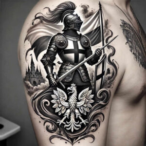 polska-kultura-neotraditional-solid-fill-for-foot – tattoo design ideas free ai generated – Gallery: poland-inkby-ai