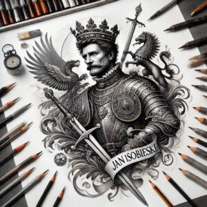 poland tattoo design ideas textured shading elaborate for lower back