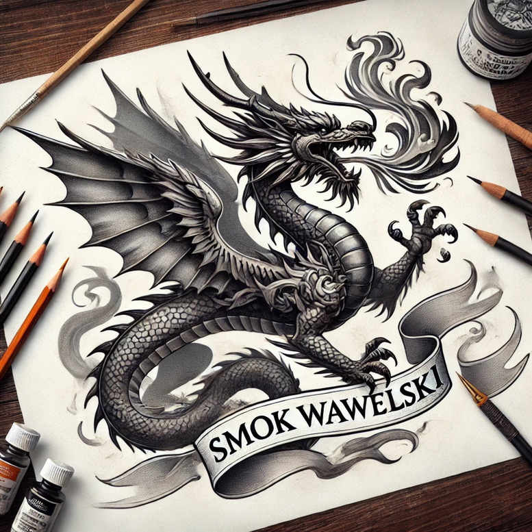 poland tattoo design ideas bold texture glowing for behind ear