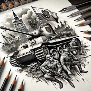 poland tattoo design ideas Realism lifelike eyes intricate for lower leg