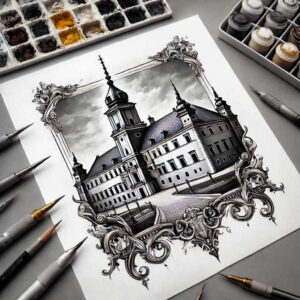 poland tattoo design ideas displaced objects razor-sharp for shoulder blade