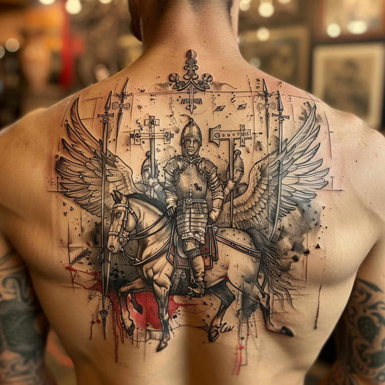 poland tattoo design ideas phantasmagoric saturated for triceps