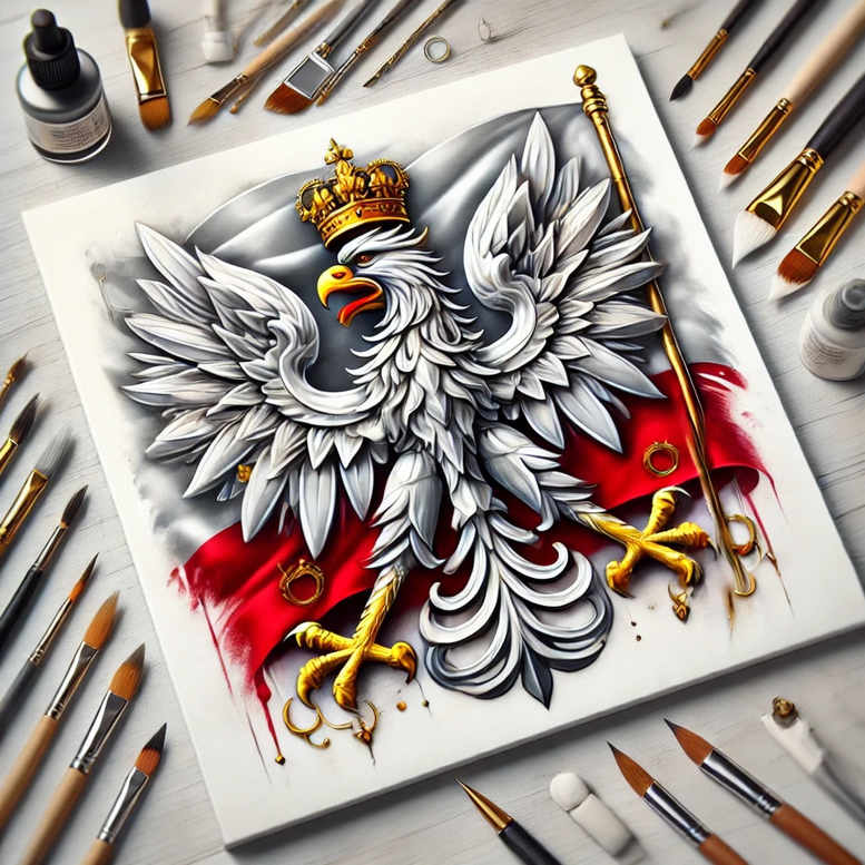 poland tattoo design ideas ornate ultra-detailed symbolising endurance
