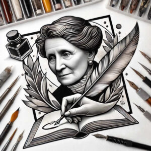 poland tattoo design ideas Realism soft contrast vivid for behind ear