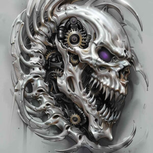 feather-skull-tattoo – tattoo design ideas free ai generated – menacing – for-fingers – Gallery: skulls-inkby-ai