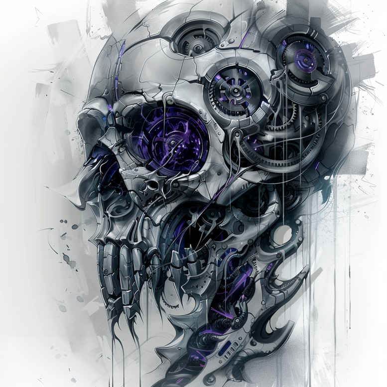 for-women – tattoo design ideas free ai generated – invisible-entity – for-ribs – Gallery: skulls-inkby-ai