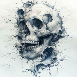 skulls tattoo design ideas spectral hues dark beauty represents courage