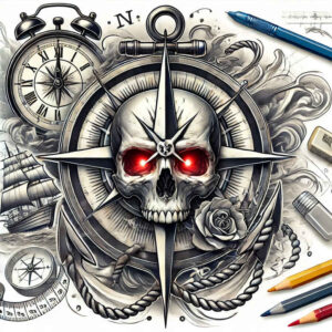 skulls tattoo design ideas razor-sharp death represents resilience