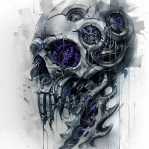 skulls tattoo design ideas Realism inner glow decay pattern shows strength