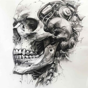 skulls tattoo design ideas subtle highlights edgy realism embodying courage