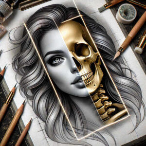 skulls tattoo design ideas Realism color precision edgy realism for ribs