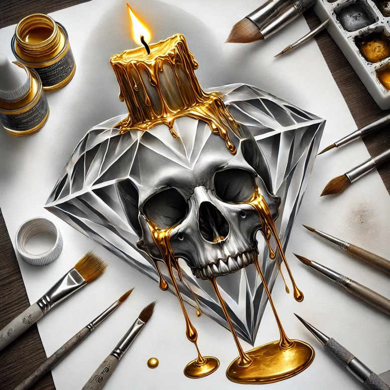 skulls tattoo design ideas light play morbid elegance represents strength