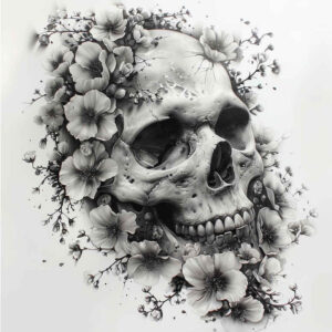 skulls tattoo design ideas Realism full detail mystical death for chest