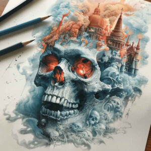 skulls tattoo design ideas Realism soft highlights spiritual end stands for perseverance