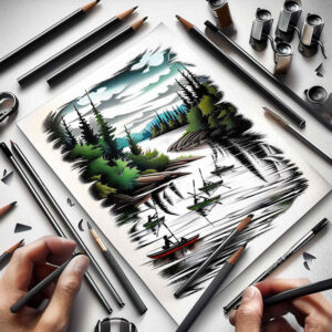 healthy-lifestyle – tattoo design ideas free ai generated – realism-optical-depth – for-full-back – Gallery: sport-inkby-ai