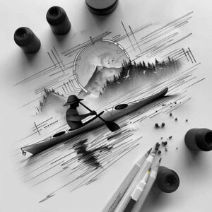 sport tattoo design ideas monochrome victory for thigh