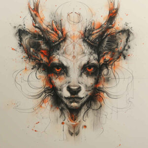 surrealistic-characters tattoo design ideas Realism visual accuracy altered figure for foot
