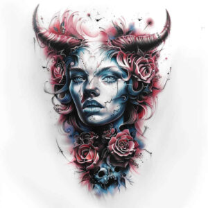 surrealistic-characters tattoo design ideas Surrealism fragmentation dream dweller for upper shoulder