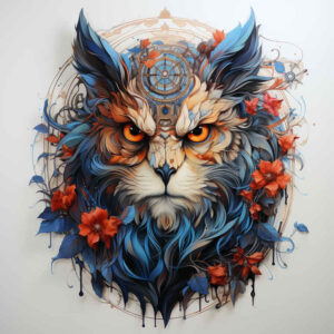 surrealistic-characters tattoo design ideas Realism smooth gradients psyche reflection symbolising perseverance