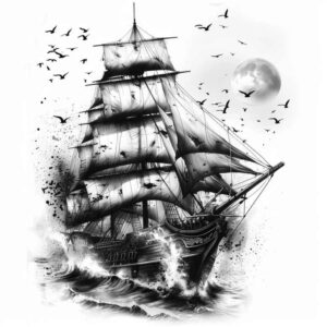 detailed-travel-neotraditional-refined-lines-for-upper-thigh – tattoo design ideas free ai generated – Gallery: travels-inkby-ai