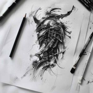 warrior-war-motif-realism-true-to-life-for-chest – tattoo design ideas free ai generated – Gallery: warriors-inkby-ai