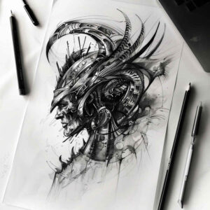 warrior-honor-and-courage-motif-realism-depth-realism-for-toe – tattoo design ideas free ai generated – Gallery: warriors-inkby-ai