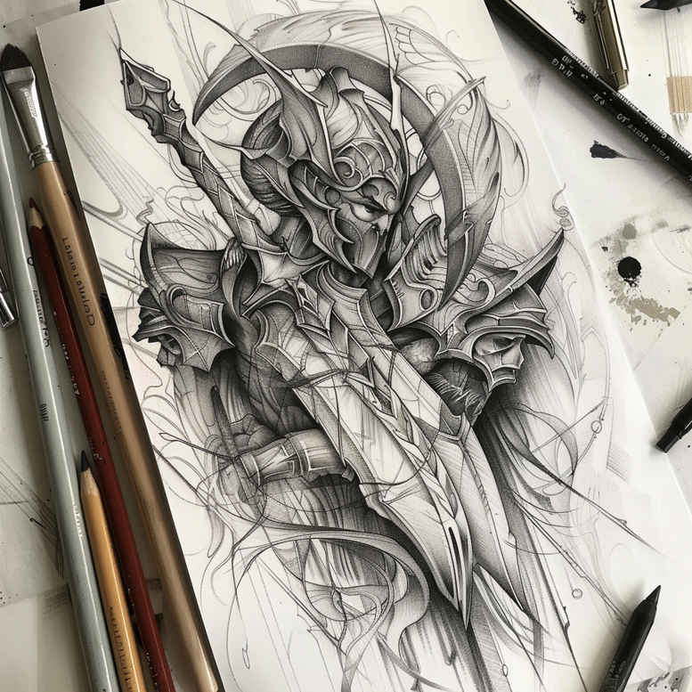 spartan-with-symbol-neotraditional-artful-color-for-upper-chest – tattoo design ideas free ai generated – Gallery: warriors-inkby-ai