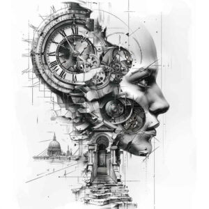watches-hourglass tattoo design ideas monochrome time flow for shoulder
