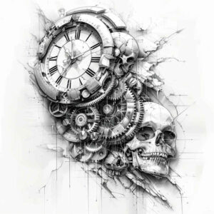 time-infinity-symbol-surrealism-impossible-forms-for-foot – tattoo design ideas free ai generated – Gallery: watches-hourglass-inkby-ai