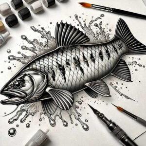 lobsters-surrealism-disorienting-for-wrist-side – tattoo design ideas free ai generated – Gallery: water-animals-inkby-ai
