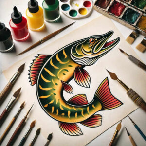 aquatic-animals-realism-optical-illusion-for-back-of-neck – tattoo design ideas free ai generated – Gallery: water-animals-inkby-ai