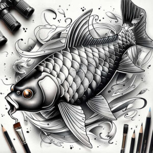 marine-fauna-realism-digital-realism-for-lower-back – tattoo design ideas free ai generated – Gallery: water-animals-inkby-ai