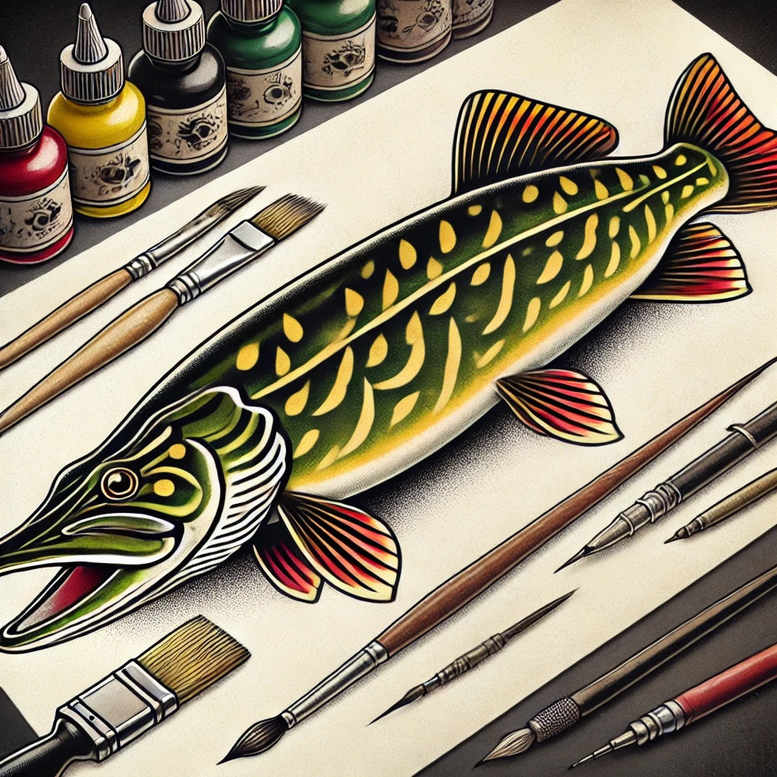 marine-animals-with-mystical-symbol-neotraditional-color-overlays-for-side – tattoo design ideas free ai generated – Gallery: water-animals-inkby-ai