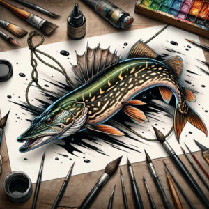 animals-with-life-symbol-neotraditional-bold-highlights-for-shin – tattoo design ideas free ai generated – Gallery: water-animals-inkby-ai