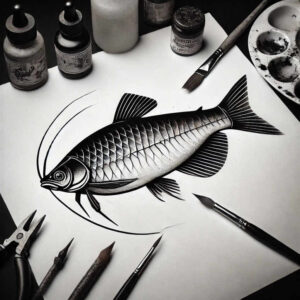 deep-sea-animals-realism-depth-illusion-for-palm – tattoo design ideas free ai generated – Gallery: water-animals-inkby-ai