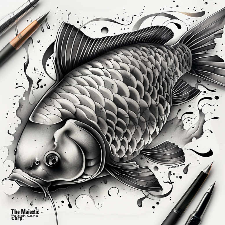 realistic-aquatic-animals-neotraditional-bold-texture-for-behind-ear – tattoo design ideas free ai generated – Gallery: water-animals-inkby-ai
