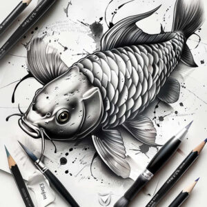 sharks-realism-tonal-depth-for-scapula – tattoo design ideas free ai generated – Gallery: water-animals-inkby-ai
