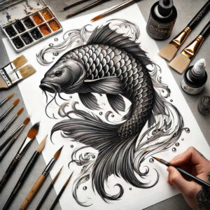 marine-beasts-realism-light-play-for-triceps – tattoo design ideas free ai generated – Gallery: water-animals-inkby-ai