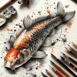 water-symbols-realism-realistic-gleam-for-back – tattoo design ideas free ai generated – Gallery: water-animals-inkby-ai