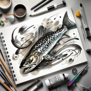water-symbols-surrealism-shimmering-forms-for-forearm – tattoo design ideas free ai generated – Gallery: water-animals-inkby-ai