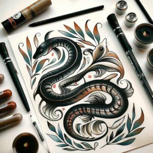 sea-creatures-surrealism-disorienting-for-chest – tattoo design ideas free ai generated – Gallery: water-animals-inkby-ai