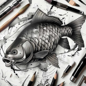 water-animals tattoo design ideas intricate shading aquatic tattoo meaning strength