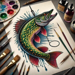water-animals tattoo design ideas vivid hues aquatic tattoo meaning strength