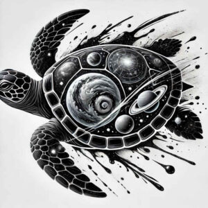 water-animals tattoo design ideas Surrealism phantom shadows gilled beauty perseverance and power