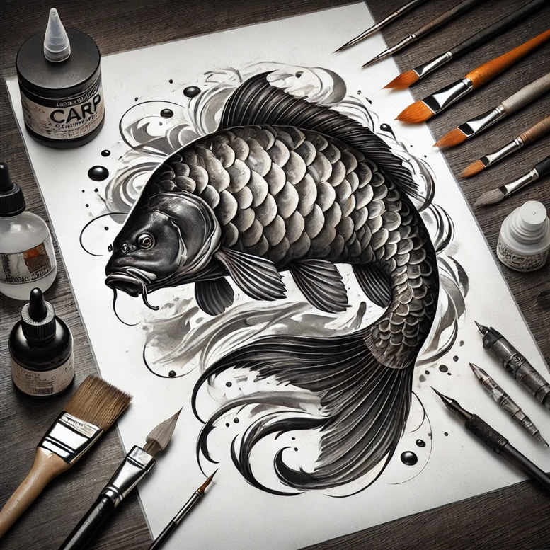 water-animals tattoo design ideas esoteric symbolism ocean spirit for lower chest
