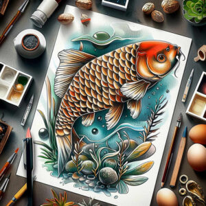 water-animals tattoo design ideas volume effect ocean spirit meaning resilience