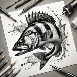 water-animals tattoo design ideas Realism realistic lighting oceanic balance stands for perseverance